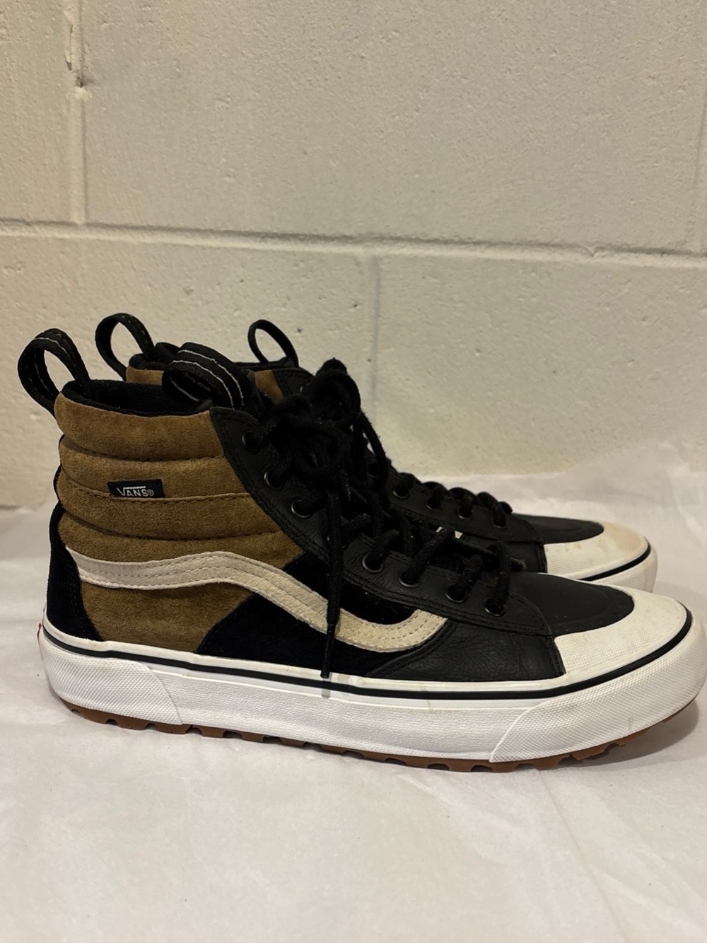 Vans Ak8-Hi MTE 2.0 DX Dirt Black Brown Suede Sneakers Mens 9.5 Womens 11
